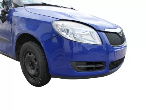 Skoda Fabia Roomster 5J Stoßstange vorne Frontstoßstange blau LF5K mit Grill (187230)