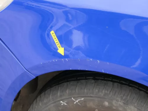 Skoda Fabia 5J Kotflügel vorne links - blau LF5K auch Kombi (187231)