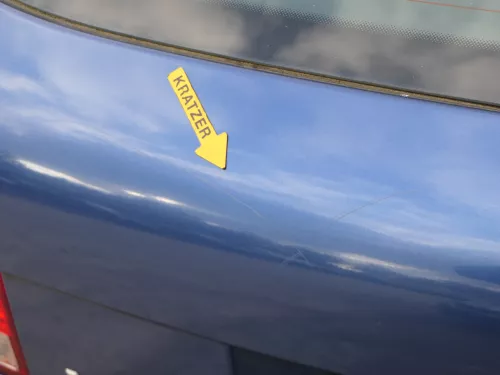 Audi A3 8P 2/3-Türer Heckklappe Klappe hinten blau LZ5C 2/3-Türer Scheibe (187254)