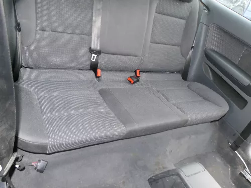 Audi A3 8P Sitz Rückbank Rücksitzbank hinten 2/3-Türer 3-Punkt-Gurt schwarz/grau (187337)