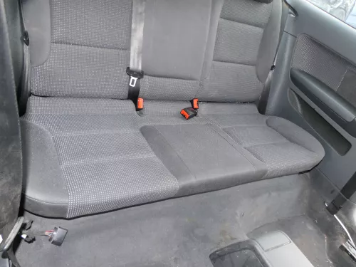Audi A3 8P Sitz Rückbank Rücksitzbank hinten 2/3-Türer 3-Punkt-Gurt schwarz/grau (187337)