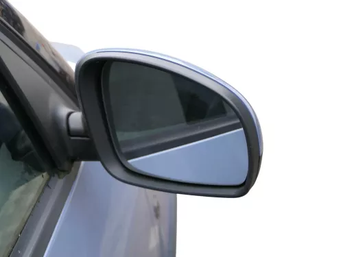 Roomster elektrischer Spiegel Außenspiegel rechts Glas original blau LF5Y (187360)