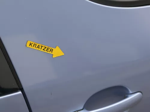 Skoda Roomster 5J Tür vorne rechts Beifahrertür - blau LF5Y Scou mit Leiste (187362)