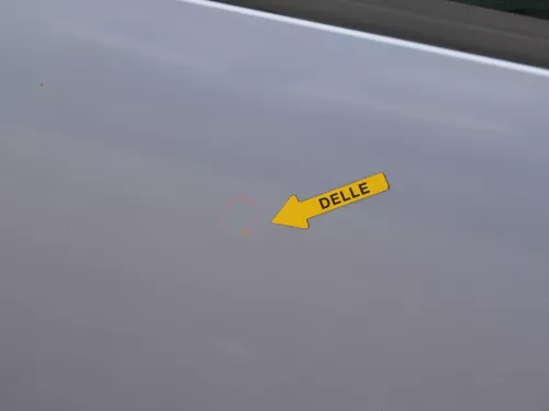 Roomster 5J Tür hinten links grau LF5Y (ohne Anbauteile - mit Scheibe) Scout (187368)