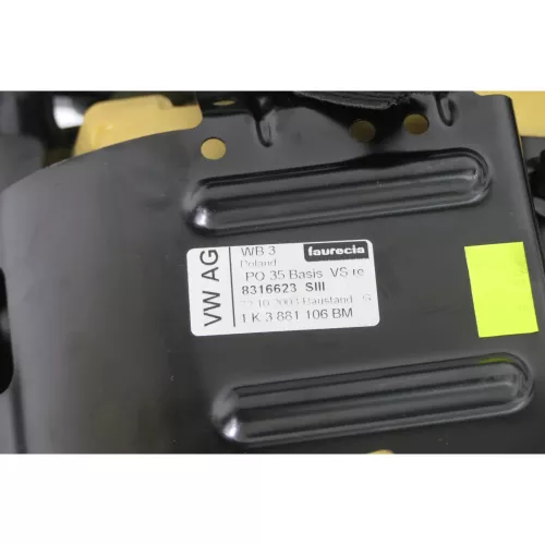 Golf 6 5 Sitzgestell Gestell Sitz Beifahrersitz vorne rechts 3-Türer Unterteil (187107)