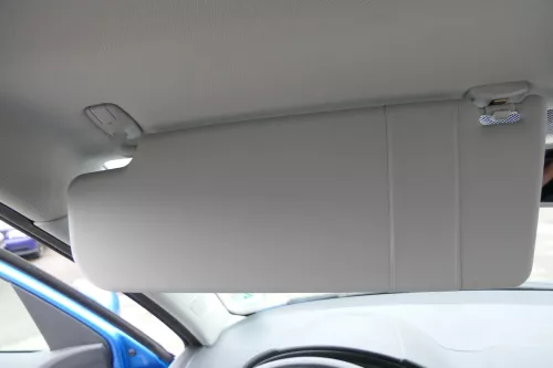 Skoda Fabia Roomster 5J Sonnenblenden Sonnenblende grau links vorne grau