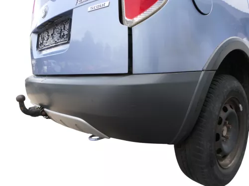 Roomster 5J Stoßstange hinten Heckstoßstange schwarz SCOUT (187421)