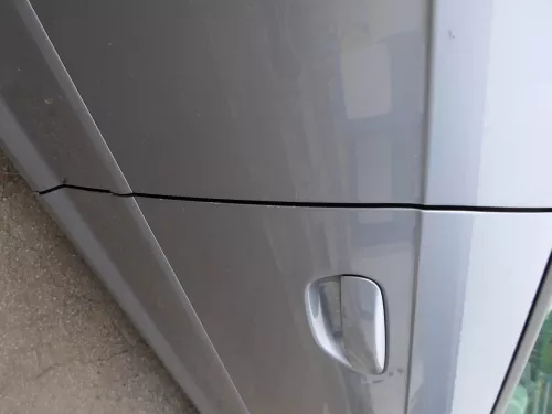 Audi A3 8P 2/3-Türer Tür vorne rechts Beifahrertür Türblatt grau LY7J (187451)