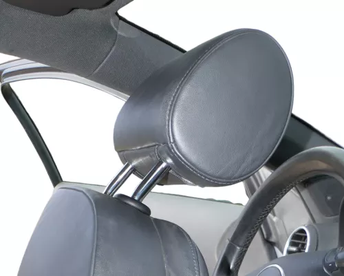 Audi A3 8P Kopfstütze vorne vorn links - soul schwarz- verstellbar Leder Perlnap (187475)