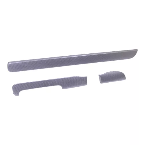 VW Golf 6 5K Leiste Abdeckung Dekor grau netzoptik Leisten Blende UA3 tweed