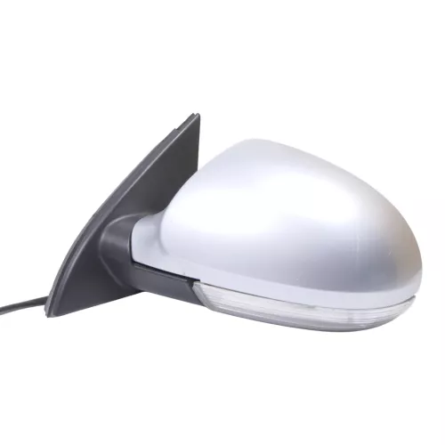 VW Passat 3C elektrischer Spiegel Außenspiegel links mit Glas Blinke silber LA7W (185099)