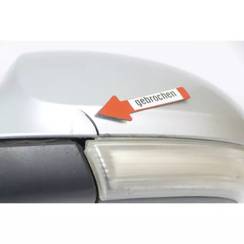 VW Passat 3C elektrischer Spiegel Außenspiegel links mit Glas Blinke silber LA7W (185099)