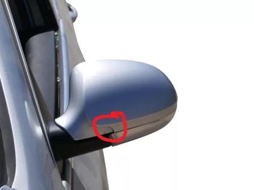 VW Passat 3C elektrischer Spiegel Außenspiegel links mit Glas Blinke silber LA7W