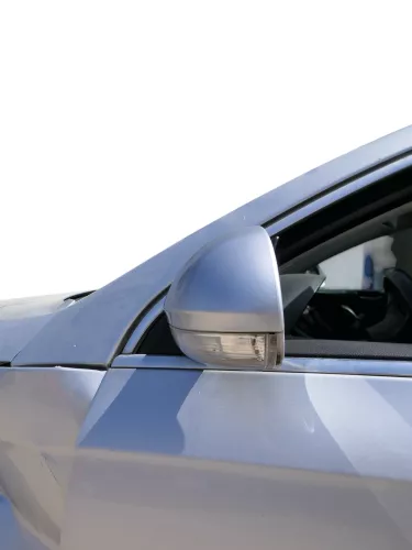 VW Passat 3C elektrischer Spiegel Außenspiegel links mit Glas Blinke silber LA7W (185099)