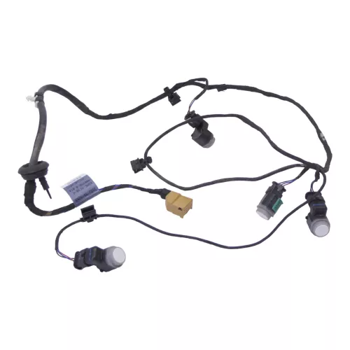 Audi A5 PDC Leitungssatz Stoßfänger hinten weiß LY9C ORIGINAL von NEUFAHRZEUG ## (187454)