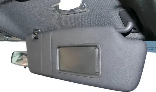 Audi A3 8P Sonnenblende rechts vorne 8P0857552A schwarz beleuchtet (179518)