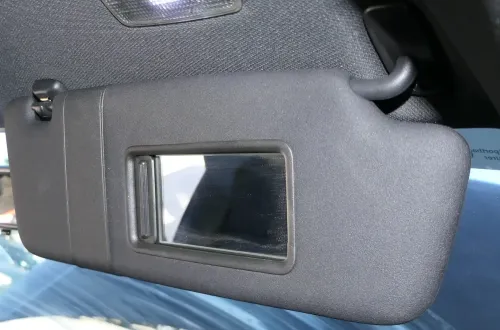 Audi A3 8P Sonnenblende rechts vorne 8P0857552A schwarz beleuchtet (179518)