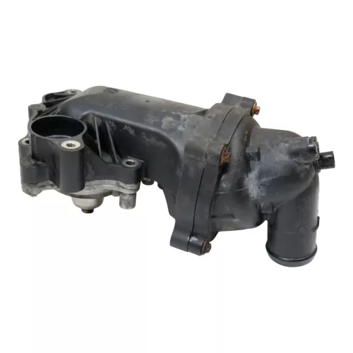 Audi A6 4F Wasserpumpe Thermostat Gehäuse 079121014F ## (187569)