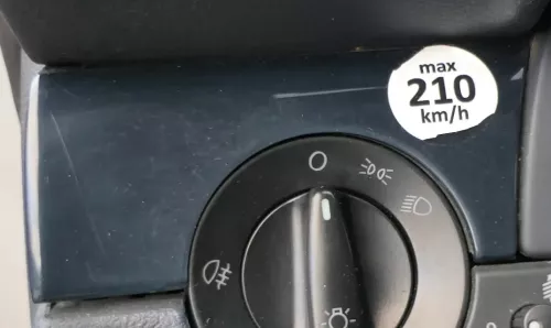 A4 8H Cabrio vorne Dekor Leisten Abdeckung um Lichtschalter blau indigo (200409)