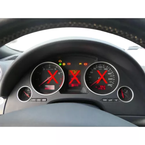 A4 8H Cabrio KEIN Tacho Abdeckung um Tachometer Verkleidung schwarz soul Blende