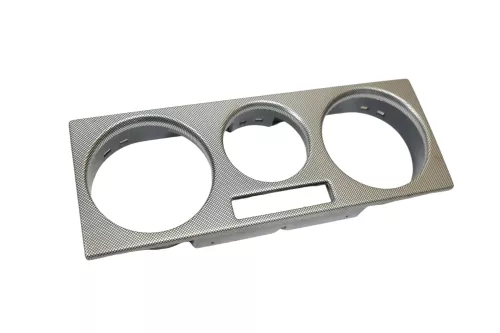 VW Golf 4 Bora Mittelkonsole Verkleidung um Radio 1j1858069G Dekor silber netzop (166122)