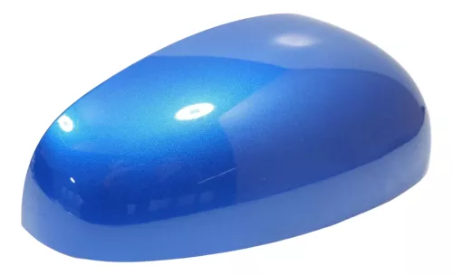 Fabia 5J Kappe Spiegel Außenspiegel rechts  blau LF5W NUR Spiegelkappe