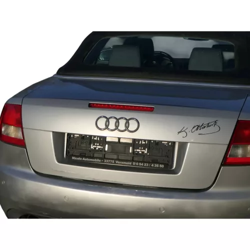 Audi A4 8H 8E Cabrio Heckklappe hinten Klappe silber LY7W Kofferraumklappe (200366)