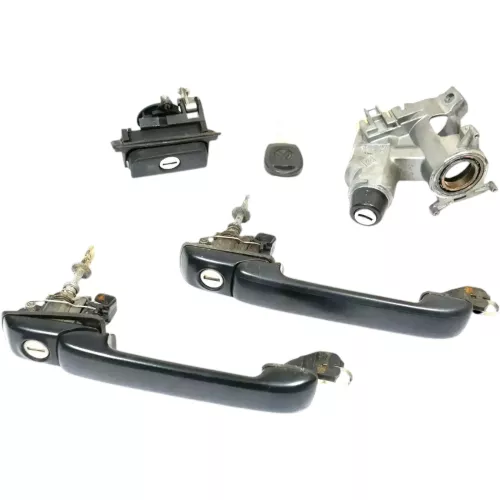 VW Golf 3 4 Cabrio 1E Schloßsystem Türschloß Tür Zündschloß Heckklappenschloß