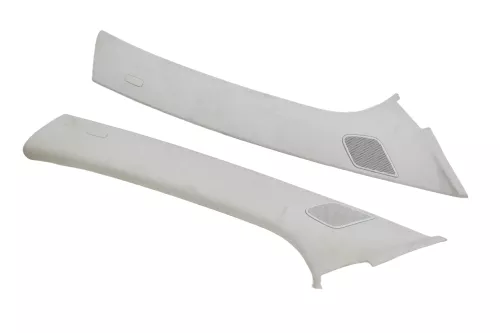 VW Polo 9N A-Säulen Verkleidung vorne grau Abdeckung Hochtöner