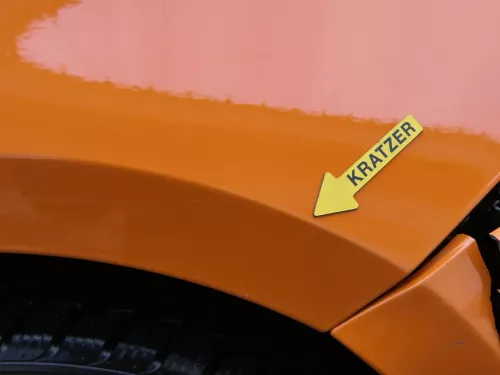 Seat Ibiza 6J Kotflügel vorne rechts orange LP2C 6J0821022A (200636)