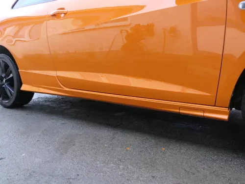 Ibiza 6J Blende Holm rechts unten Schweller Unterholmverkleidung orange LP2C (200645)