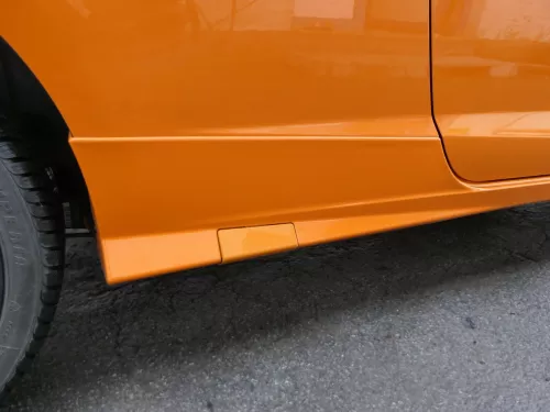 Ibiza 6J Blende Holm rechts unten Schweller Unterholmverkleidung orange LP2C (200645)