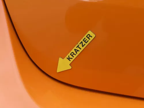 Seat Ibiza 6J Heckklappe Klappe hinten 2/3-Türer orange LP2C Spoiler mit Scheibe (200652)