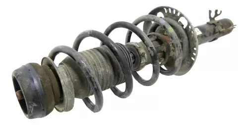 1x VW Polo 6R 6J Federbein Stoßdämpfer Feder vorne Federn Benziner 6R0413031BT