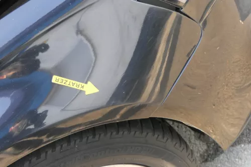 Audi A4 8K B8 Kotflügel vorne rechts schwarz LZ9Y (200726)