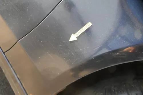 Audi A4 8K B8 Kotflügel vorne rechts schwarz LZ9Y (200726)