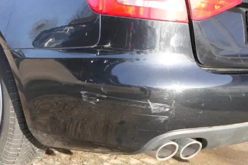 Audi A4 8K B8 Kombi Avant Stoßstange hinten Heckstoßstange schwarz LZ9Y PDC (200731)