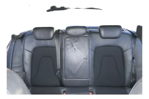 A4 8K B8 Sitz Rückbank Rücksitzbank Gurt schwarz soul Leder Perlnappa S-line (200738)