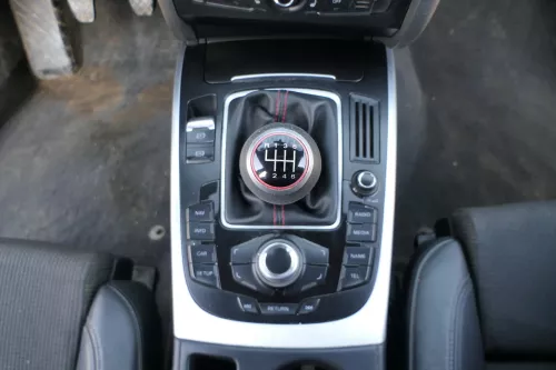 Audi A4 B8 8K Schaltknauf Schaltsack Schaltknüppel 6-Gang S-line Leder original (200752)