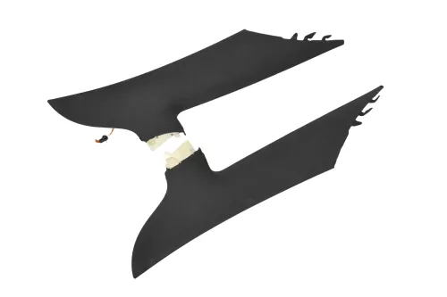 Audi A6 4F Limousine Set Säulen Verkleidung schwarz soul A B C D Säule (200779)