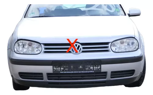 VW Golf 4 1J Stoßstange vorne Stoßfänger vorn silber grau LA7W