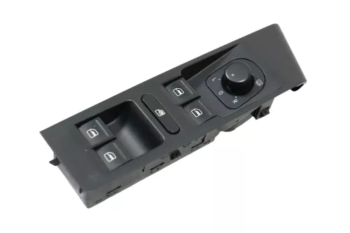VW Passat 3C B7 Schalter elektrische Fensterheber 3C1867171B 4 Fach links braun