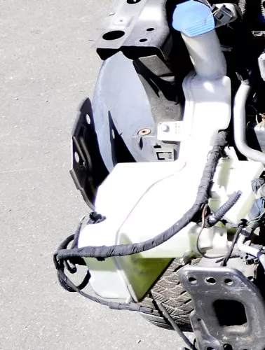 VW Passat 3C B7 Wischwasserbehälter Behälter Wischwasser 3AA955453G + Pumpe