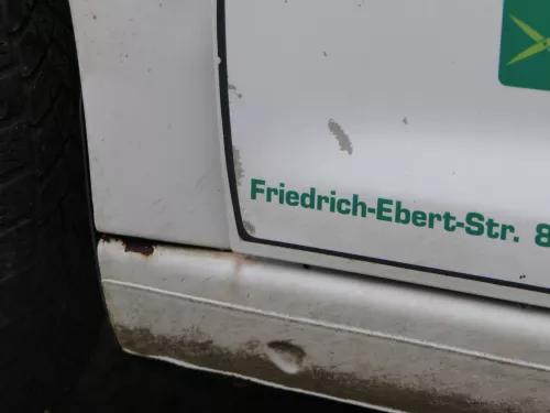 VW Caddy 3 2K Tür vorne links Fahrertür weiß LB9A - ohne Anbauteile - Mängel (186493)