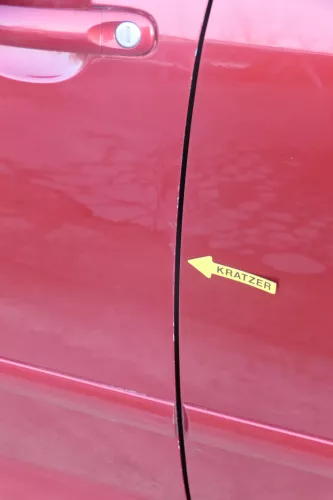 VW Golf Plus 5M Türblatt Tür vorne links Fahrertür rot LA3X  -Türblatt +Rahmen (200962)