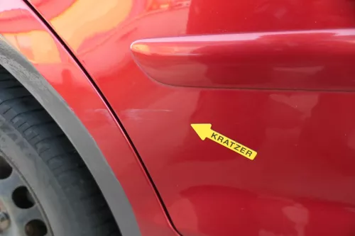 VW Golf Plus 5M 6 521 Türblatt Tür hinten rechts rot LA3X + Rahmen (200965)