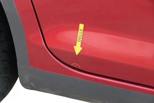 VW Golf Plus 5M 6 521 Türblatt Tür hinten rechts rot LA3X + Rahmen (200965)