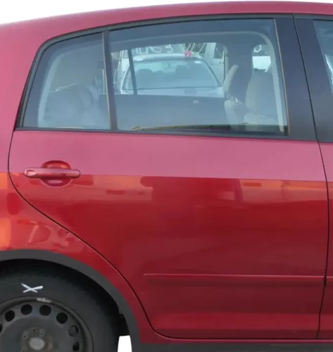 VW Golf Plus 5M 6 521 Türblatt Tür hinten rechts rot LA3X + Rahmen (200965)