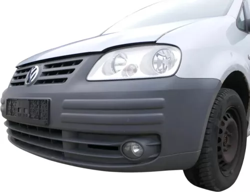 Caddy 2K Stoßstange vorne Frontstoßstange Stoßfänger grau Graphit Grill schwarz (200996)