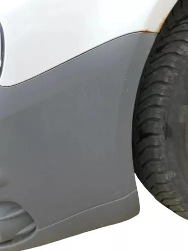 Caddy 2K Stoßstange vorne Frontstoßstange Stoßfänger grau Graphit Grill schwarz (200996)